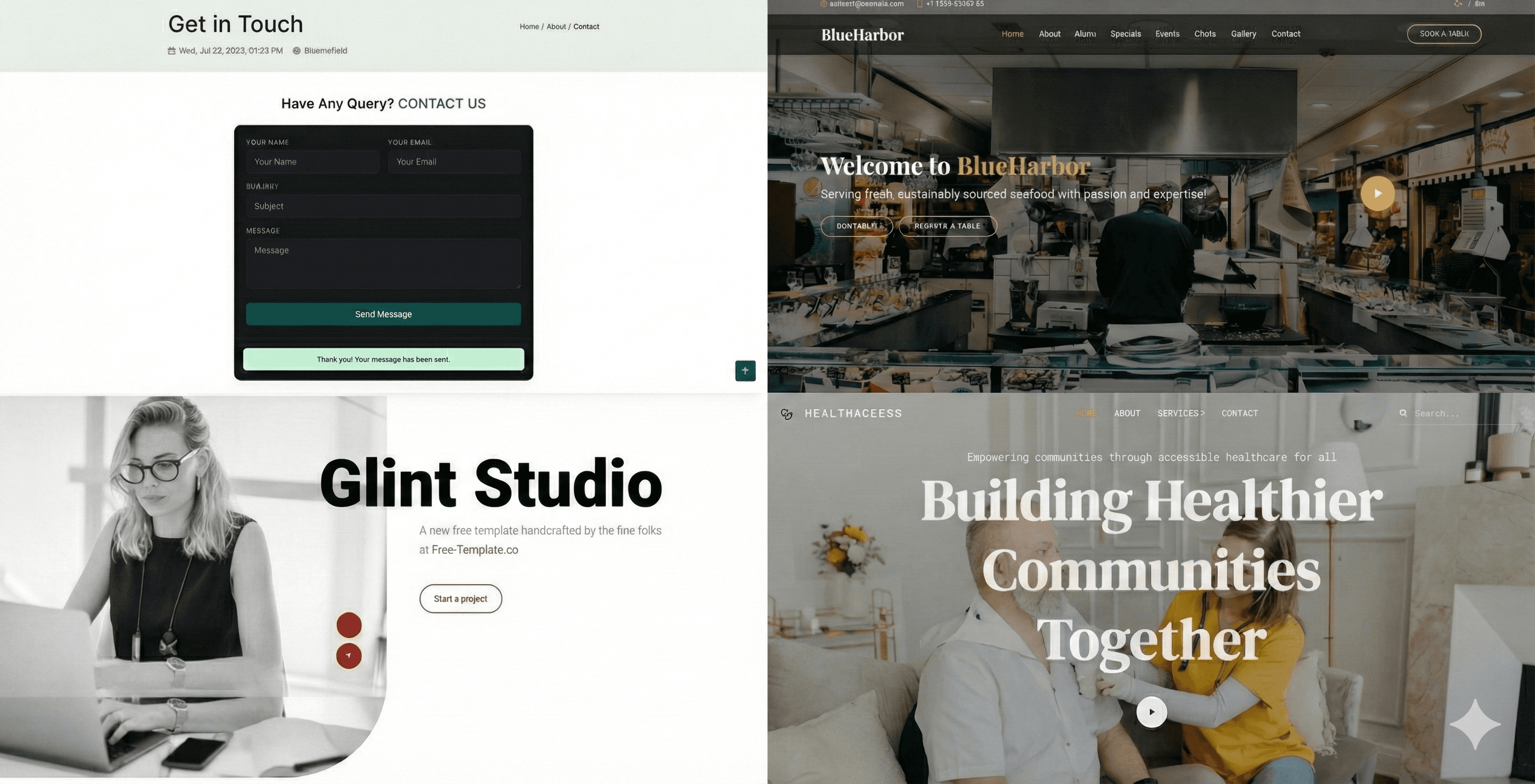 AI Website Generation Interface