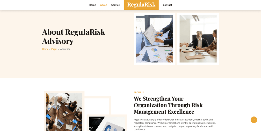 Website template example 4